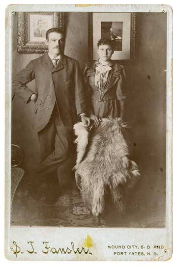 Frances Kalda and Thomas Vojta married in Tyndall, South Dakota in 1896